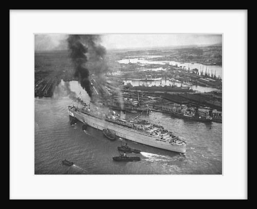Queen Mary Docks in Southampton by Anonymous