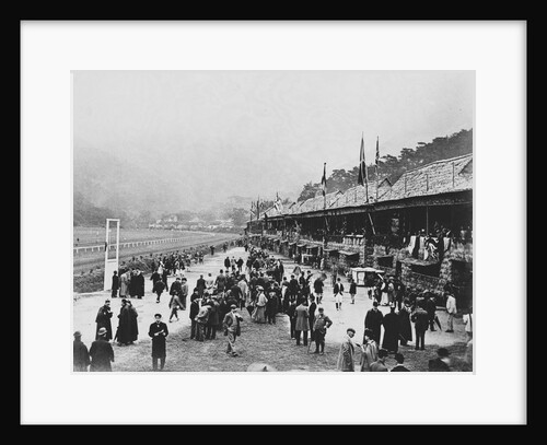 Crowds at Hong Kong Racecourse by Anonymous