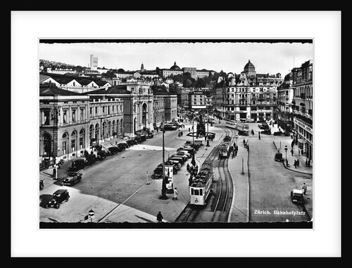 Zurich. Bahnhofplatz. by Anonymous