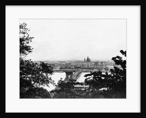 View of the Chain Bridge by Anonymous
