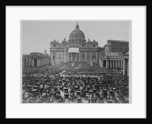 Papal Benediction at St. Peter's Basilica by Anonymous