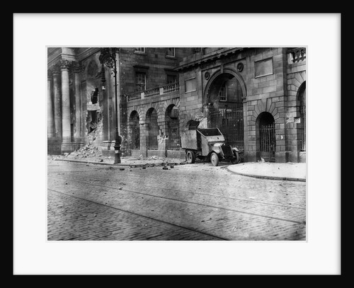 Damaged Four Courts Building by Anonymous