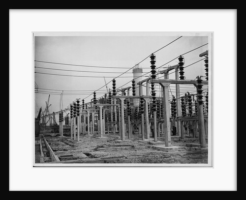 Pylons at Marchwood by Anonymous
