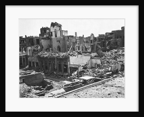 Buildings Destroyed by Bombs by Anonymous