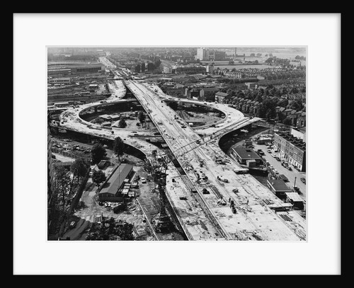 Highway Overpass Under Construction by Anonymous
