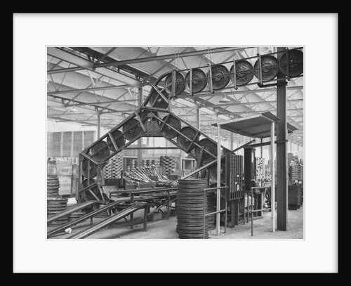 Conveyor Belt at Morris Motors Plant by Anonymous