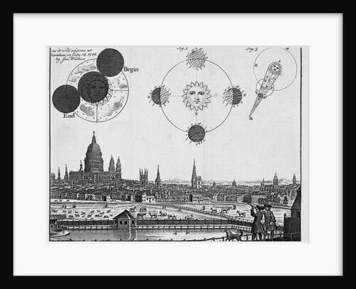 Diagrammatic Illustration of Solar Eclipse by Anonymous