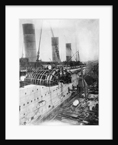 Turbine Engines of RMS Aquitania Are Fitted by Anonymous