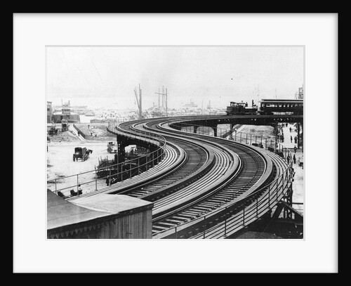 Elevated Railroad by Anonymous
