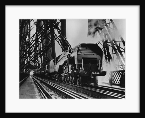 Hush Hush Train Crosses Firth of Forth Bridge by Anonymous