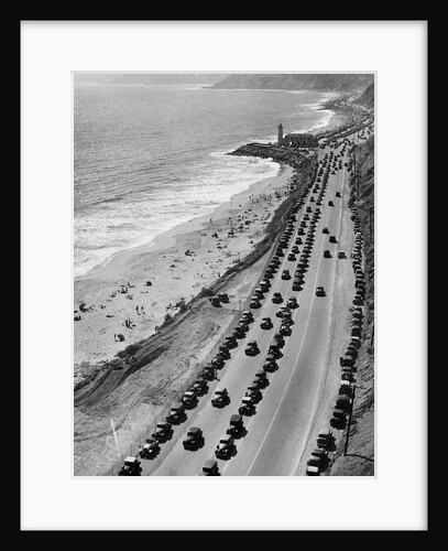 Cars Travelling on the Roosevelt Highway by Anonymous