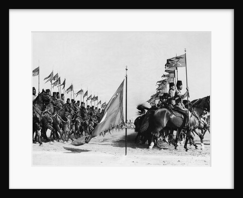 Egyptian Cavalry Rehearse Investiture Parade by Anonymous