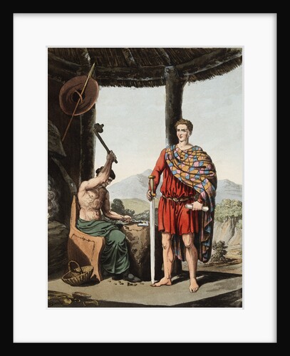 A Romanised Briton and a Feryllt by Robert Havell