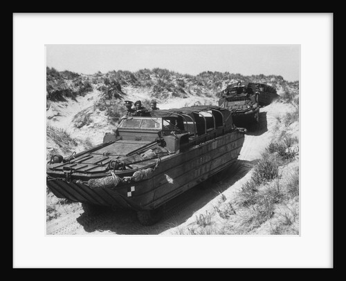 Amphibious Landing Craft During Rehearsals for Normandy by Anonymous