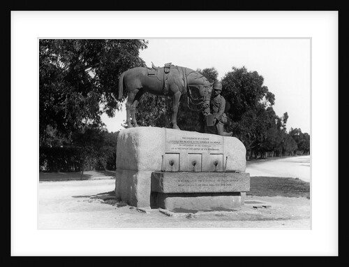 Monument to Horses That Died in the Boer War by Anonymous