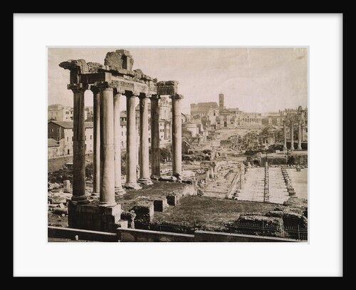 Ruined Temple of Saturn by Anonymous