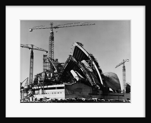 Sydney Opera House Under Construction by Anonymous