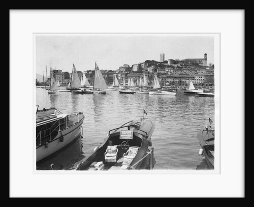 Picturesque View Of Cannes Harbour by Anonymous