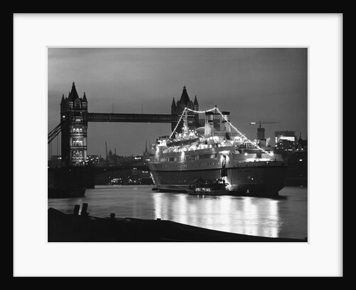 Finnpartner Ferry at Tower Bridge by Anonymous
