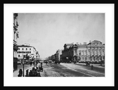 View Along Nevski Prospekt by Anonymous