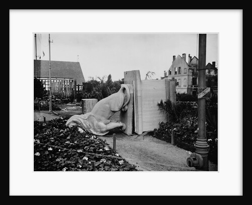 Fallen Statue of a Lion by Anonymous