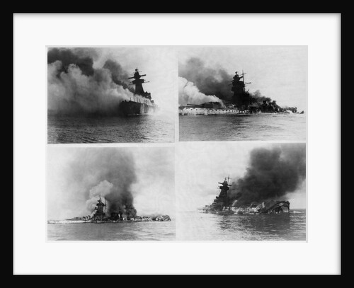 Sinking of Admiral Graf Spee, 1939 by Anonymous