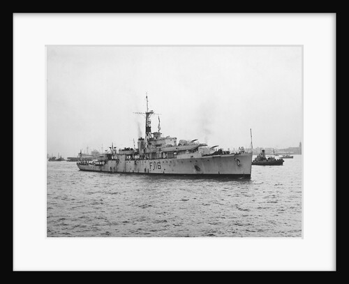 Arrival of HMS Amethyst, Hong Kong 1949 by Anonymous