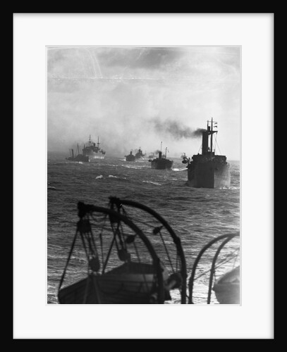 Naval Convoy in North Sea, 1942 by Anonymous