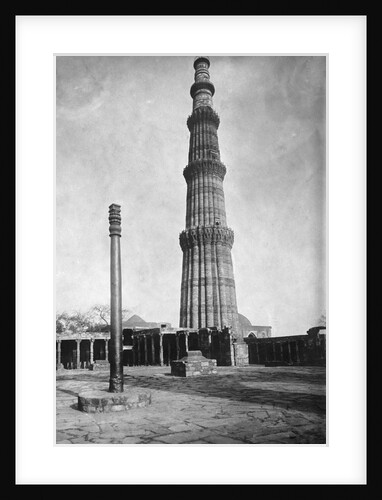 Iron Pillar in Qutab Minar Complex by Anonymous