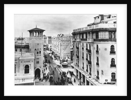 Snow in a Casablanca Street by Anonymous