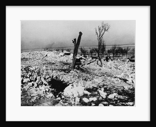 Tree Stump Where the Village of Lidice Once Stood, 1942 by Anonymous