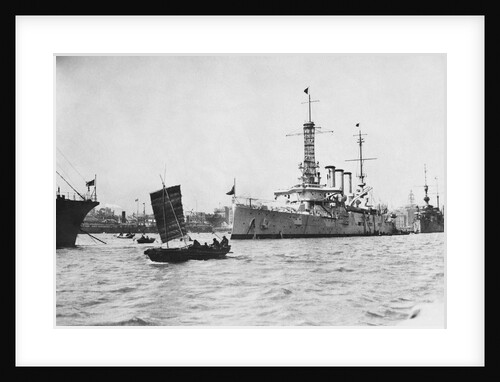 USS Pittsburgh off Shanghai by Anonymous