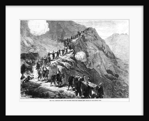 Evacuating the Wounded Through the Shipka Pass by Anonymous