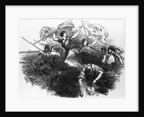 On the Barricade of Port St. Denis by Anonymous