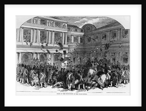 Revolutionaries at Palais Royal by Anonymous