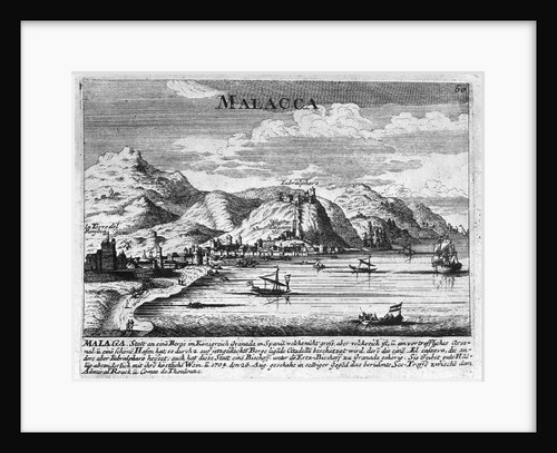 View Of Malaga By Bodenehr, 1740. by Anonymous