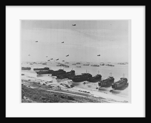 Landing on Omaha Beach by Anonymous