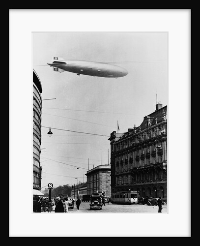 Graf Zeppelin II Over Berlin by Anonymous