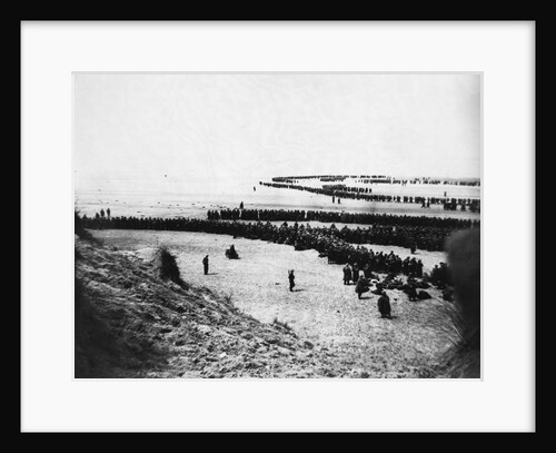 Troops Ready For Evacuation at Dunkirk by Anonymous