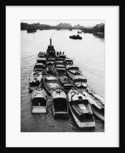Boats From Dunkirk Evacuation by Anonymous