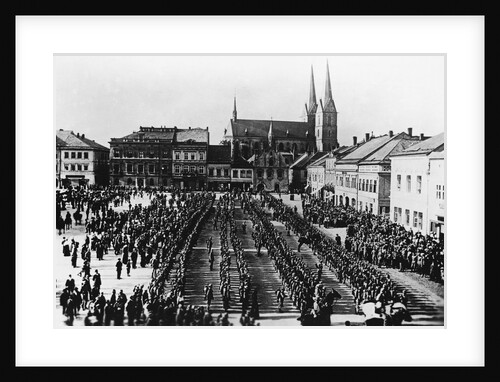 Austro-Hungarian Troops in Formation by Anonymous