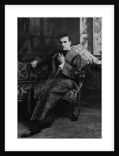 William Gillette as Sherlock Holmes, ca. 1899 by Anonymous