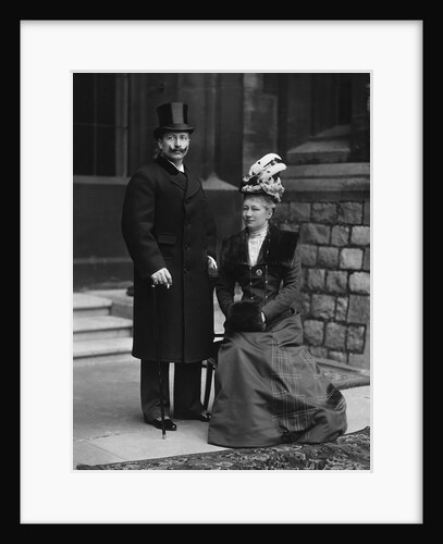 Kaiser Wilhelm and Wife in England by Anonymous