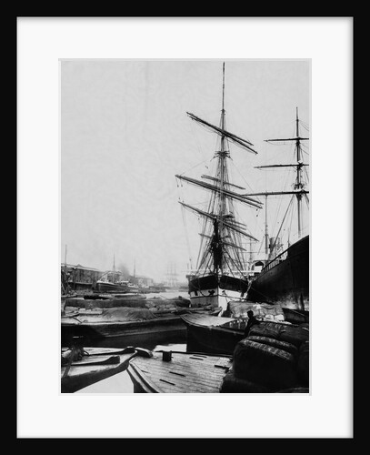 Ships in London Docks by Anonymous