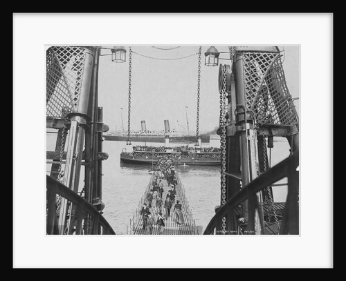 Passengers Board Egremont Ferry by Anonymous