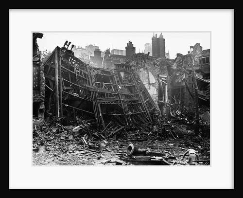 Staple Inn Suffers Bomb Damage by Anonymous