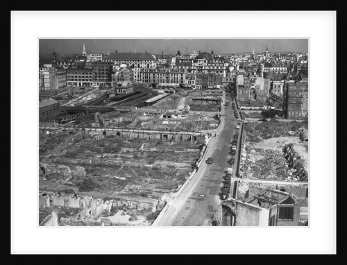 Bomb Damaged Area of London, ca. 1940 by Anonymous