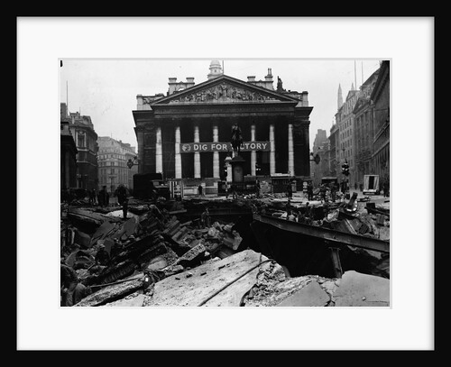 Royal Exchange Overlooks Damage by Anonymous