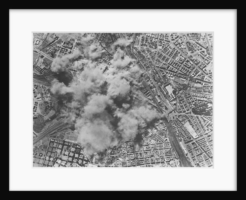 Allied Air Raid on Rome by Anonymous