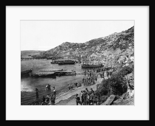 Troops Landing at Anzac Cove, Gallipoli by Anonymous